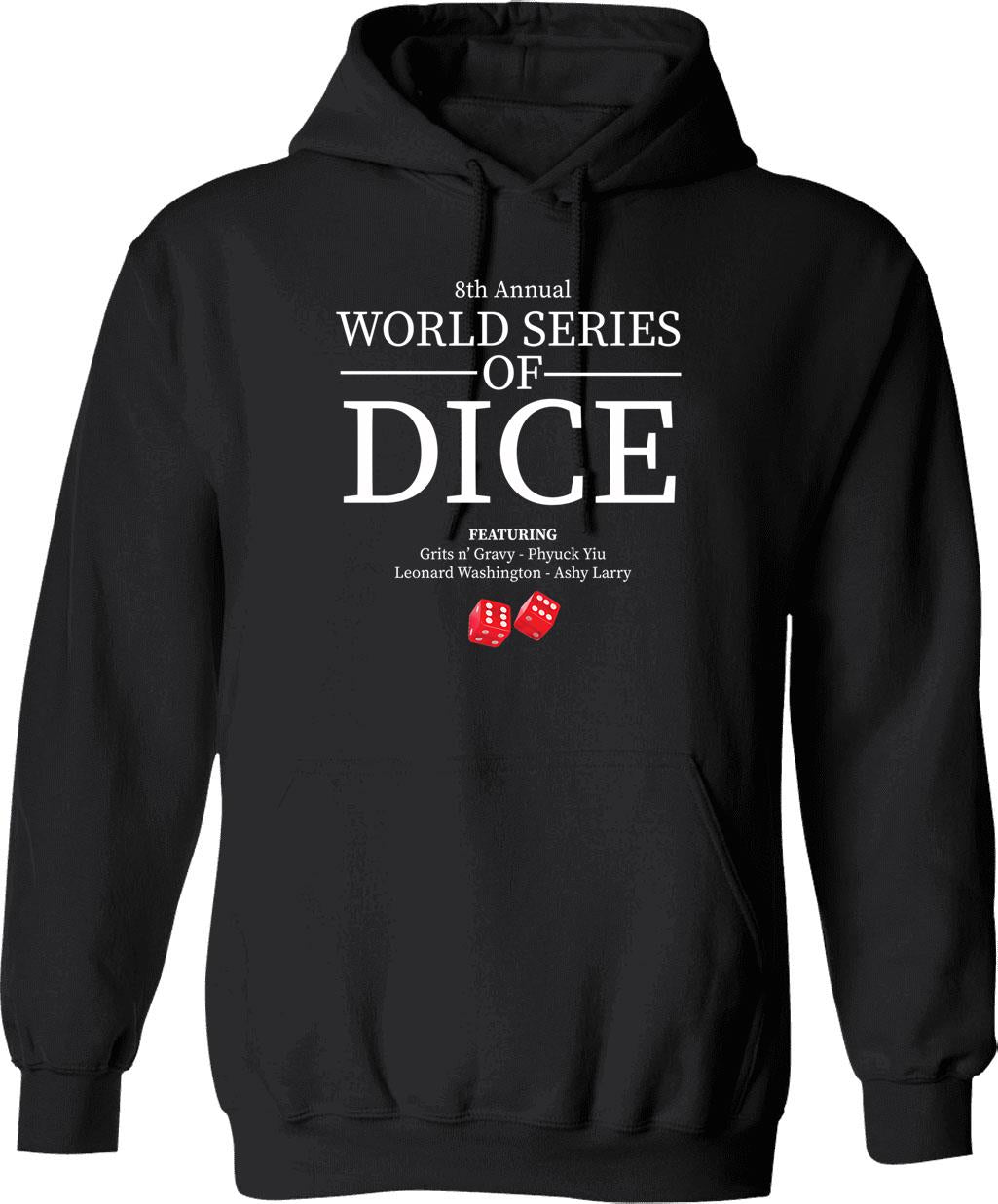 8th Annual - World Series Of Dice Hoodie - Black