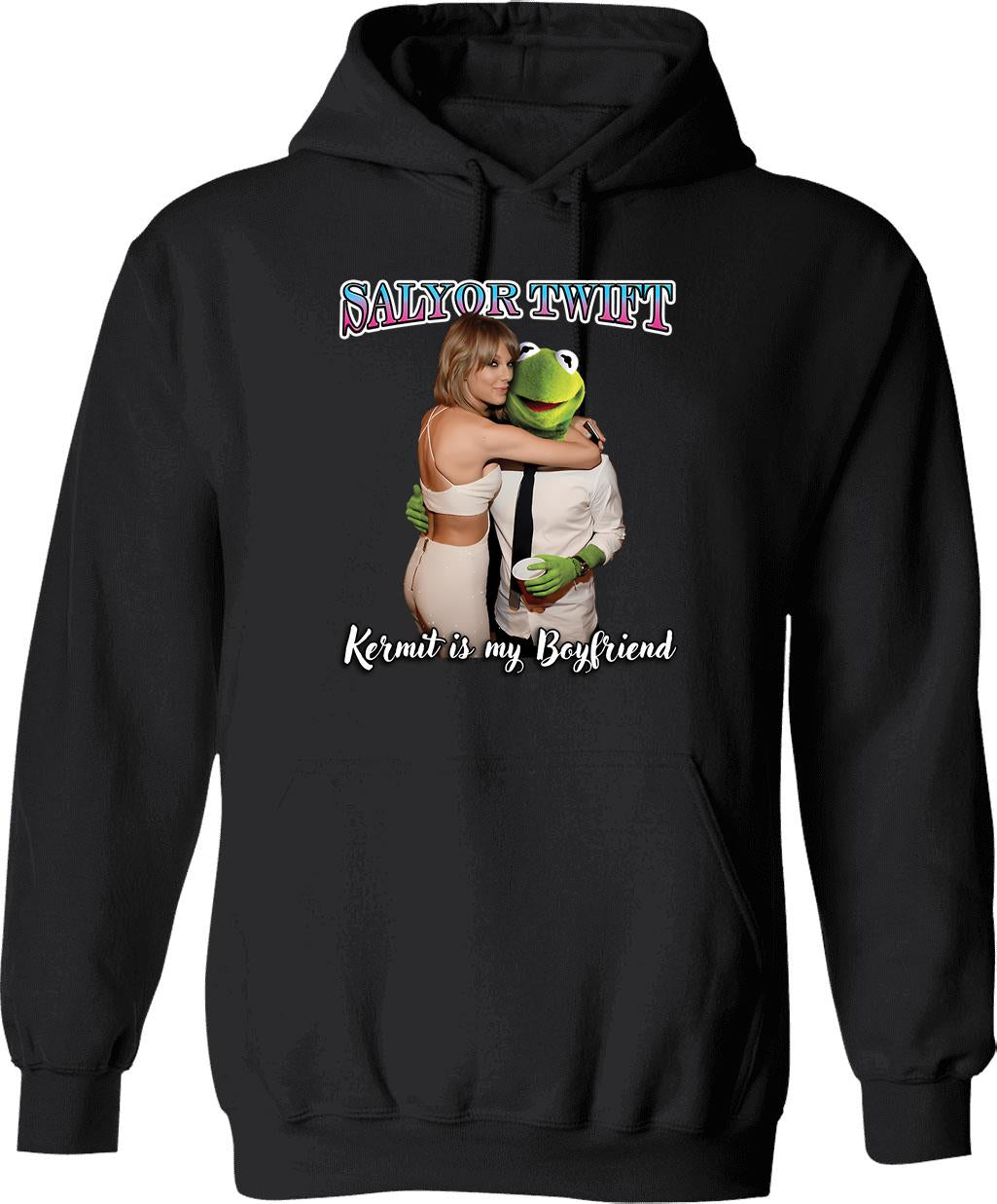 A Frog Is My Boyfriend Parody Shirt Hoodie - Black