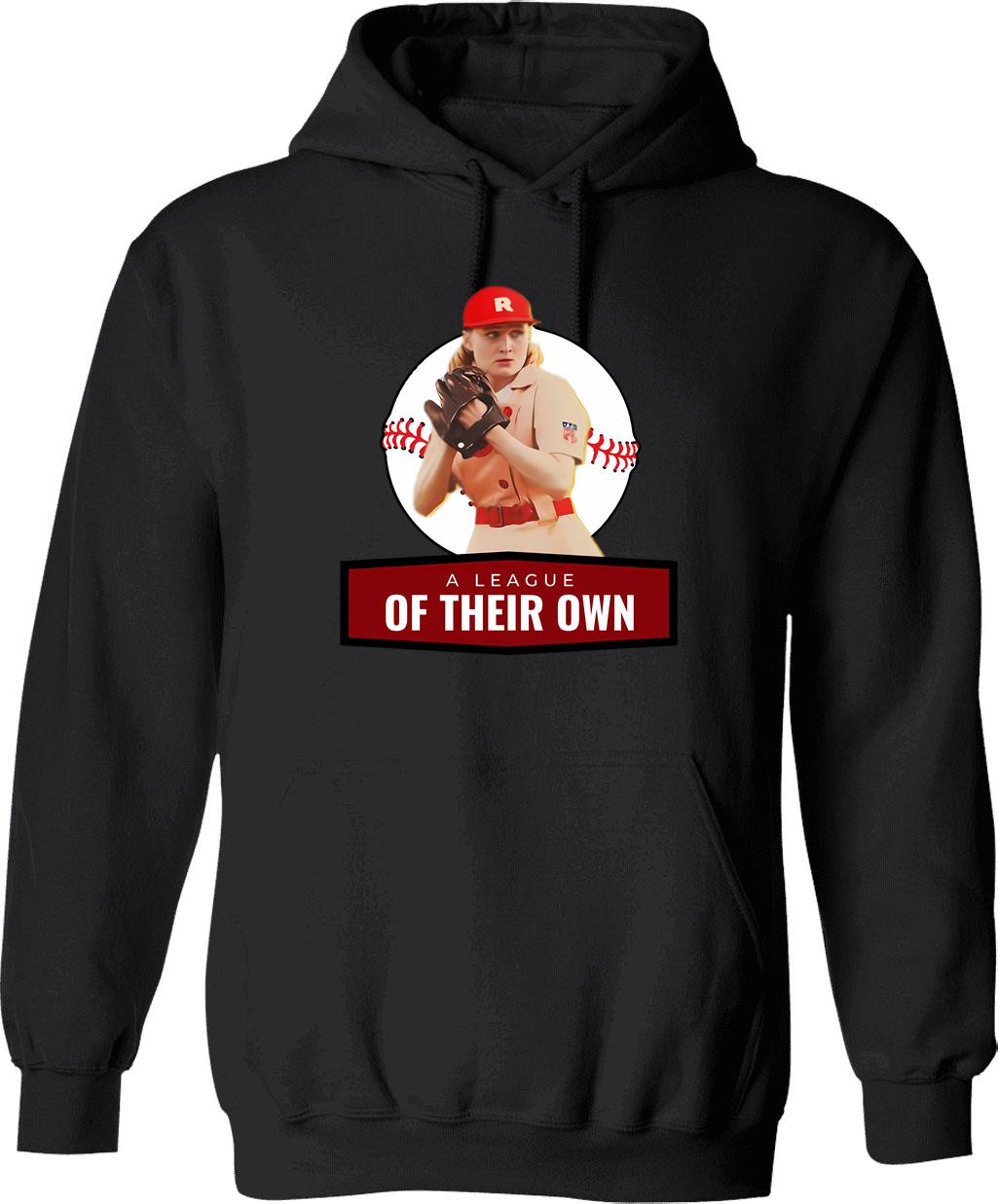 A League Of Their Own Graphic Pullover Hoodie - Black