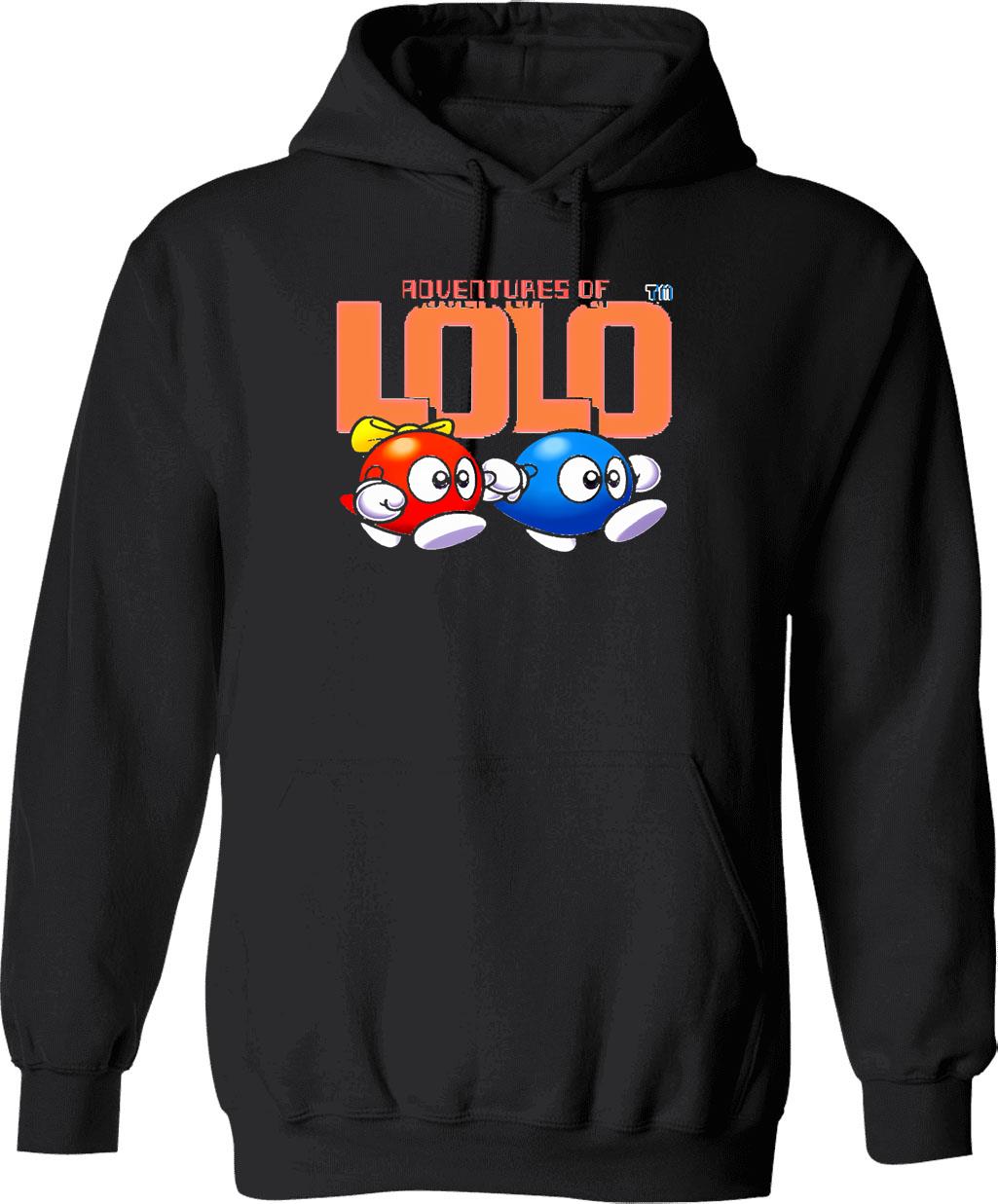 Adventures Of Lolo Hoodie - Retro Graphic Pullover Hoodie for Men & Women - Black