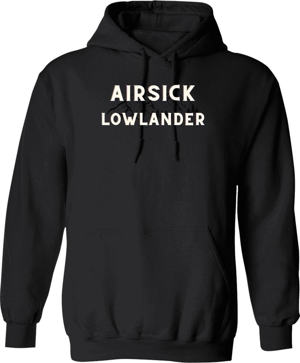 Airsick Lowlander Stormlight Archives Hoodie - Retro Graphic Pullover Hoodie for Men & Women - Black