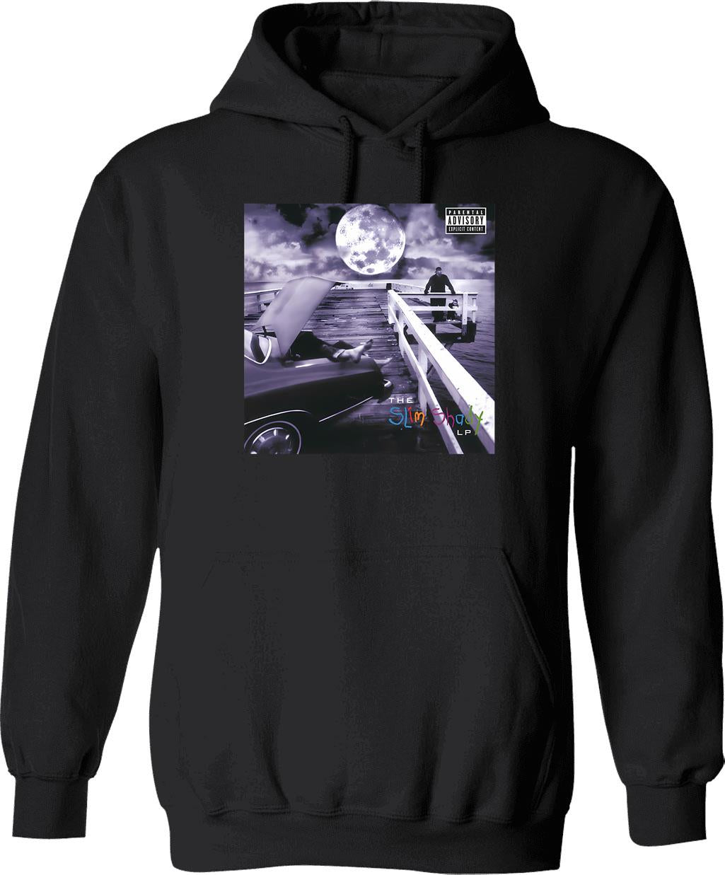 Album Cover Hoodie - Retro Graphic Pullover Hoodie for Men & Women - Black