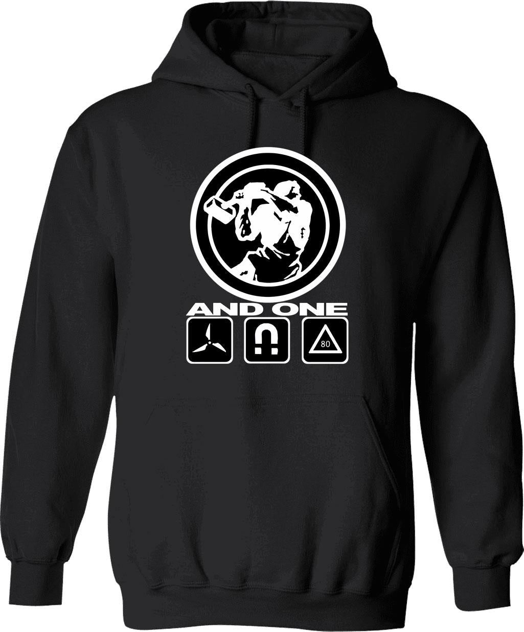 And One Band (trilogy) Classic Hoodie - Retro Graphic Pullover Hoodie for Men & Women - Black