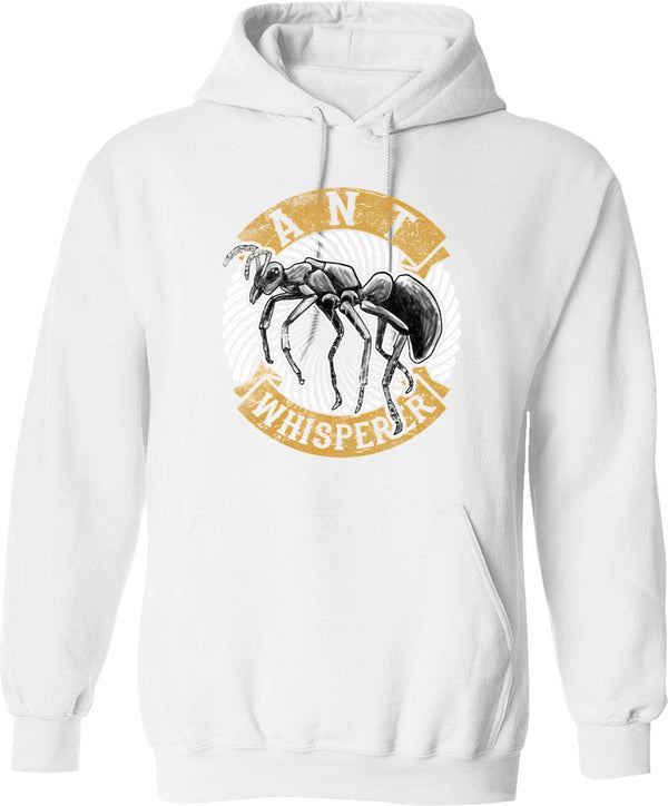Ant Whisperer Funny Design Ants Insect Lover Hoodie - White