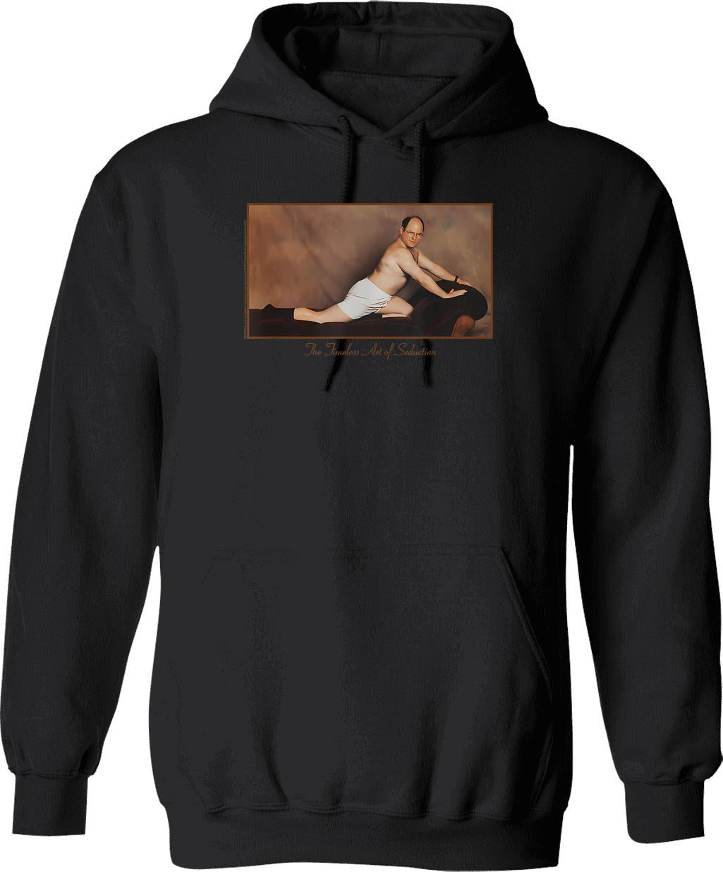 Art Of Seduction Hoodie - Retro Graphic Pullover Hoodie for Men & Women - Black