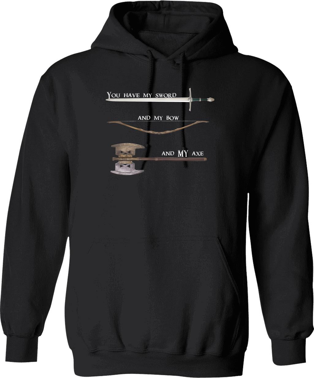 Art Picture Funny Gifts Vintage Hoodie - Retro Graphic Cosy Pullover - Black