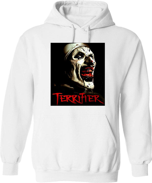 Art The Clown Terrifier (2) Graphic Pullover Hoodie - White