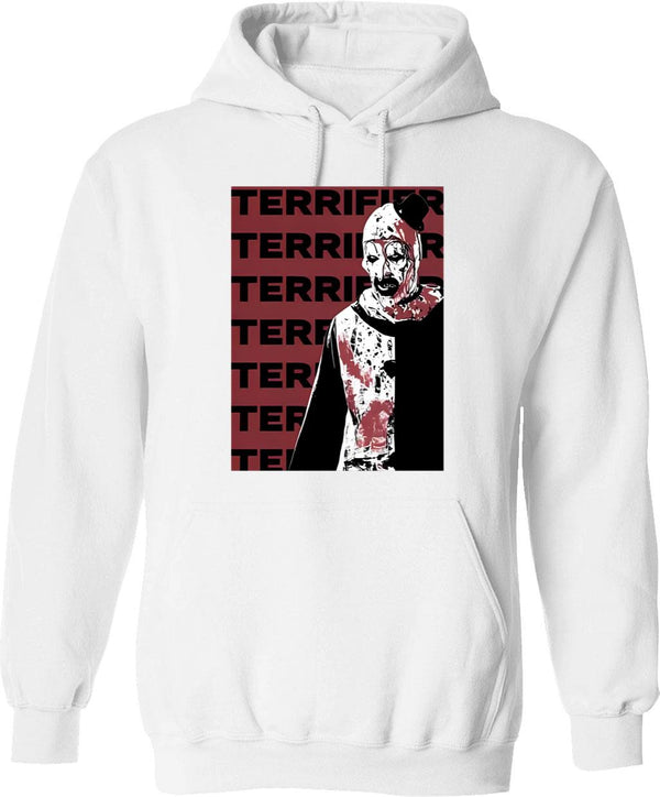 Art The Clown Terrifier (6) D Graphic Pullover Hoodie - White