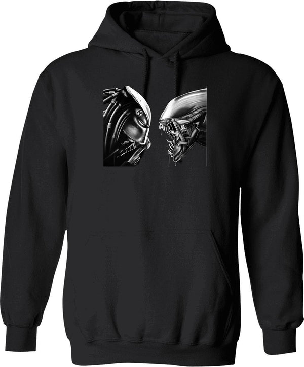 Avp Graphic Pullover Hoodie - Black