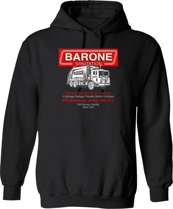Barone Sanitation Graphic Pullover Hoodie - Black