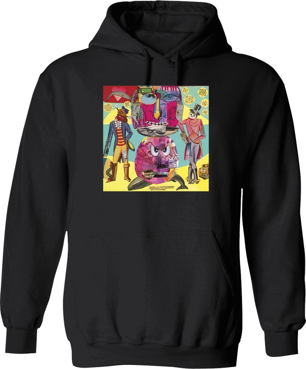 Beautiful Art Hoodie - Retro Graphic Pullover Hoodie for Men & Women - Black