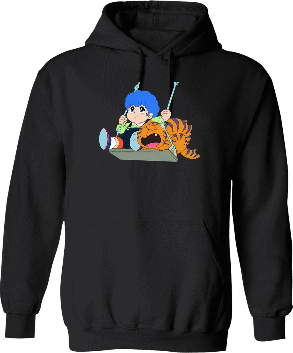Benjamin Et Romeo Giuliano Hoodie - Retro Graphic Pullover Hoodie for Men & Women - Black