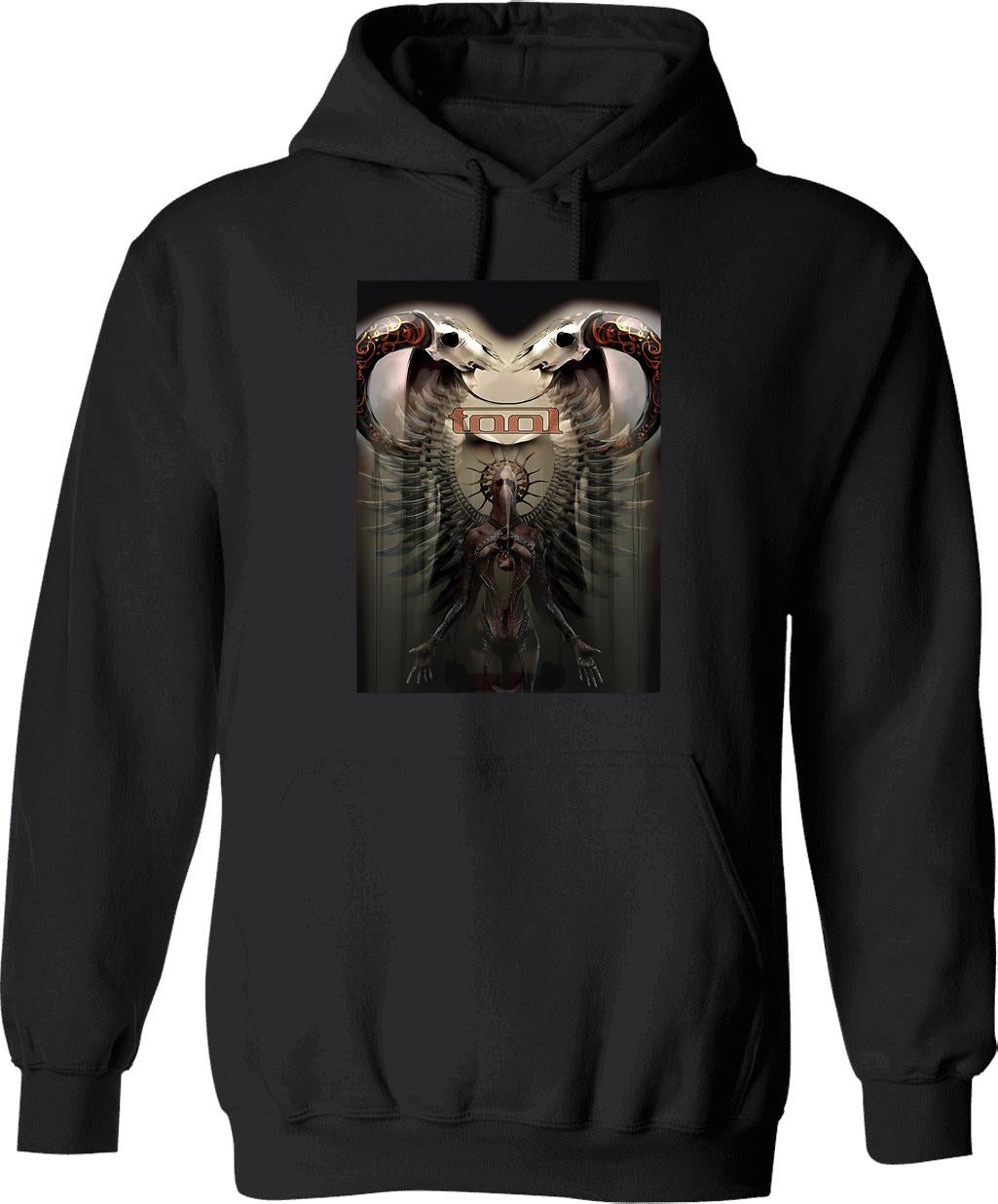 Best Toolband Album Hoodie - Retro Graphic Pullover Hoodie for Men & Women - Black