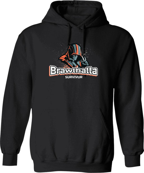 Brawlhalla Survivor - Brawlhalla Graphic Pullover Hoodie - Black