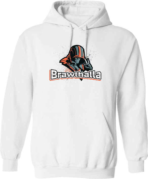 Brawlhalla Survivor - Brawlhalla Graphic Pullover Hoodie - White