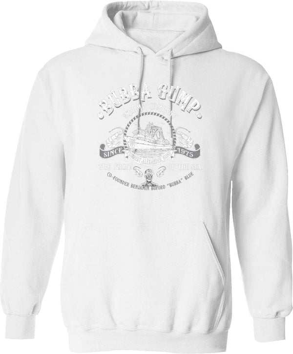 Bubba Gump Shrimp Co Graphic Pullover Hoodie - White