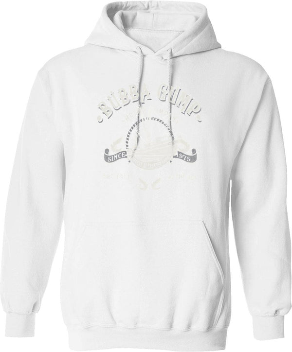 Bubba Gump Shrimp Company Worn Graphic Pullover Hoodie - White