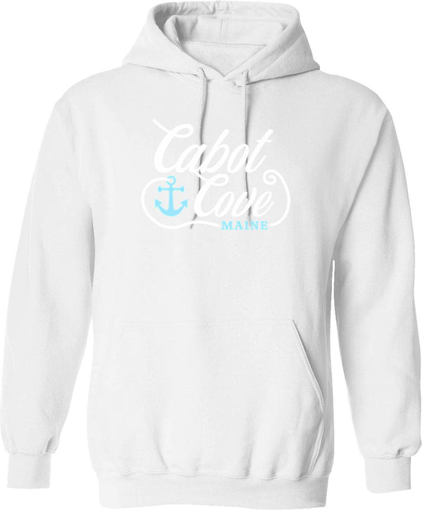 Cabot Cove Graphic Pullover Hoodie - White