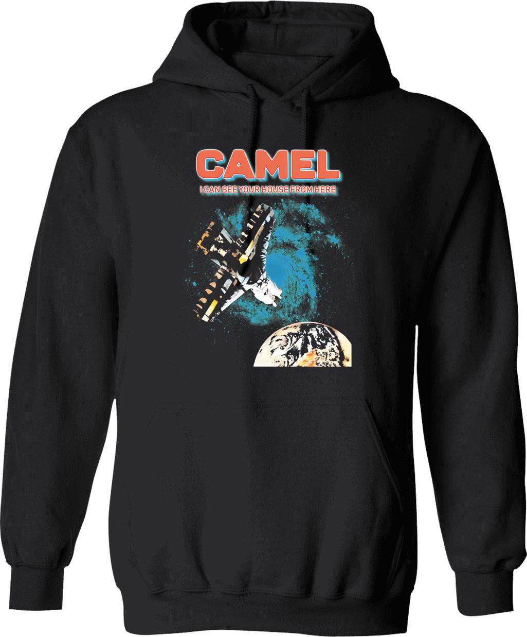 Camel Band Wear A Cape Hoodie - Retro Graphic Pullover Hoodie for Men & Women - Black