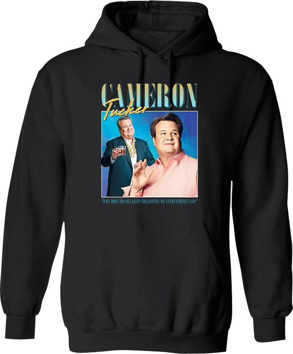 Cameron Tucker Graphic Pullover Hoodie - Black