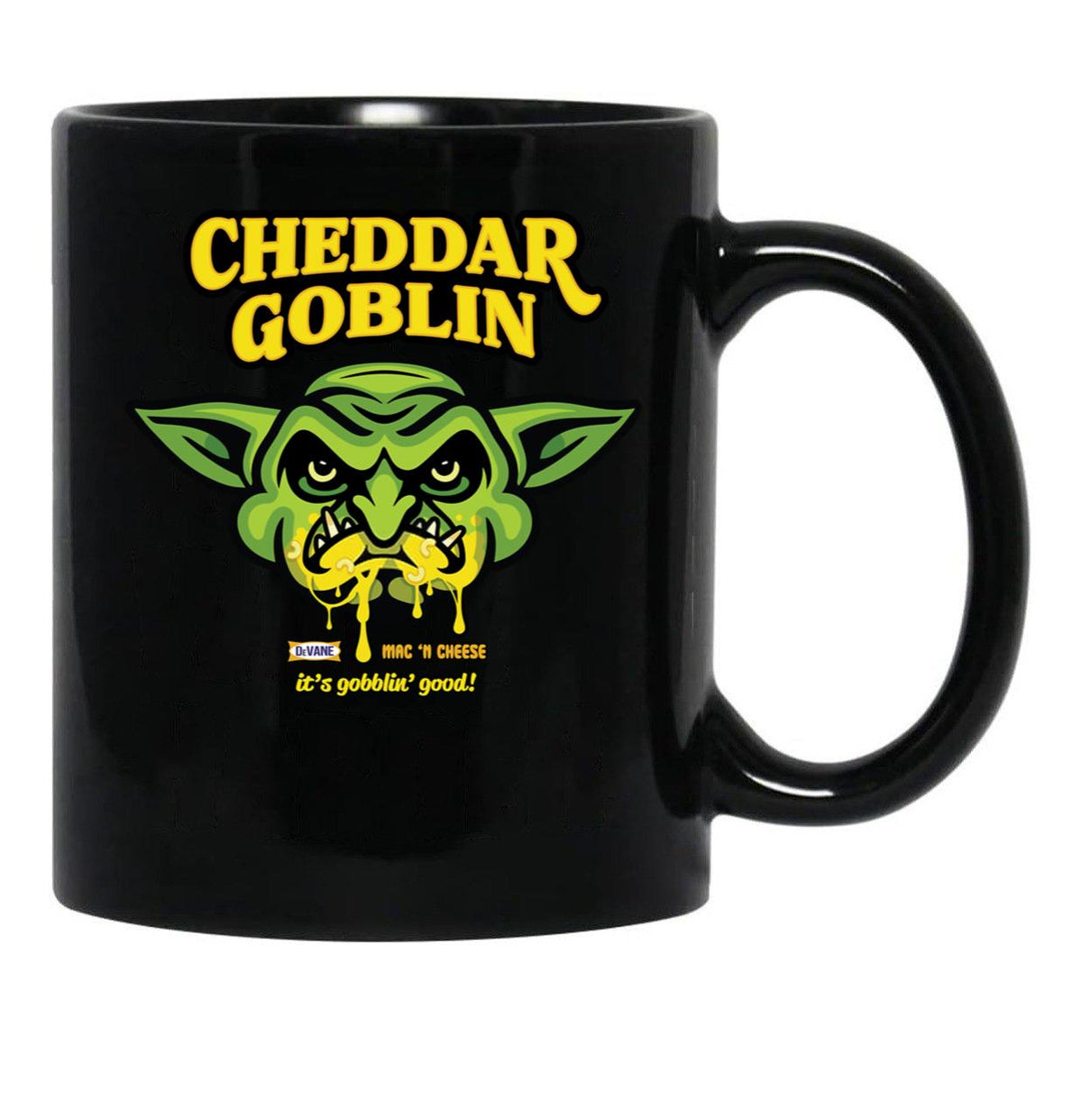Cheddar Goblin Classic Black Coffee Mug, Gift Coffee Mug - Black