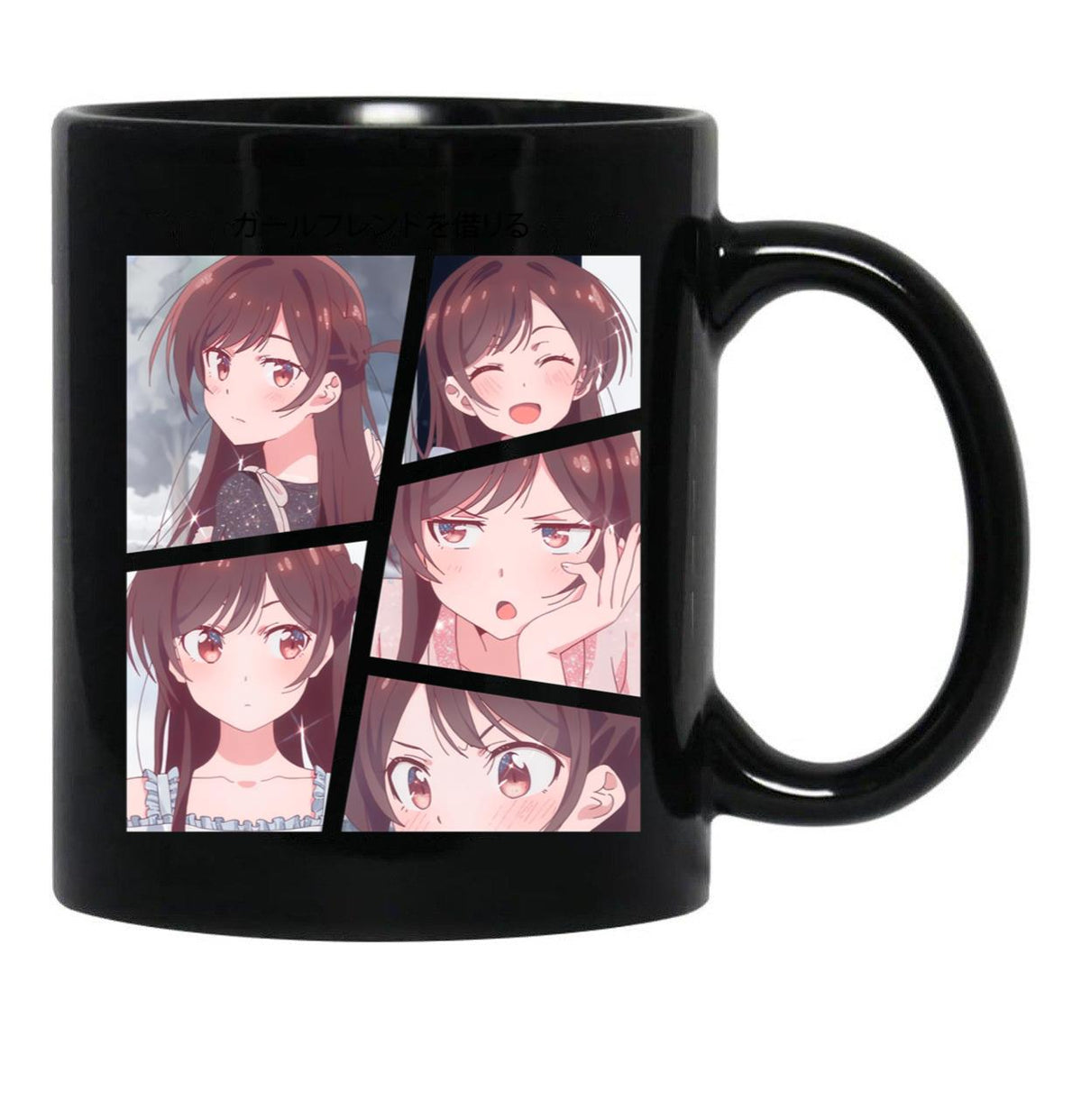 Chizuru Black Coffee Mug, Gift Coffee Mug - Black