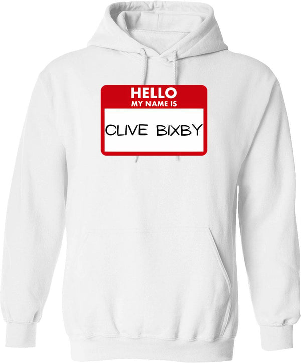 Clive Bixby Graphic Pullover Hoodie - White