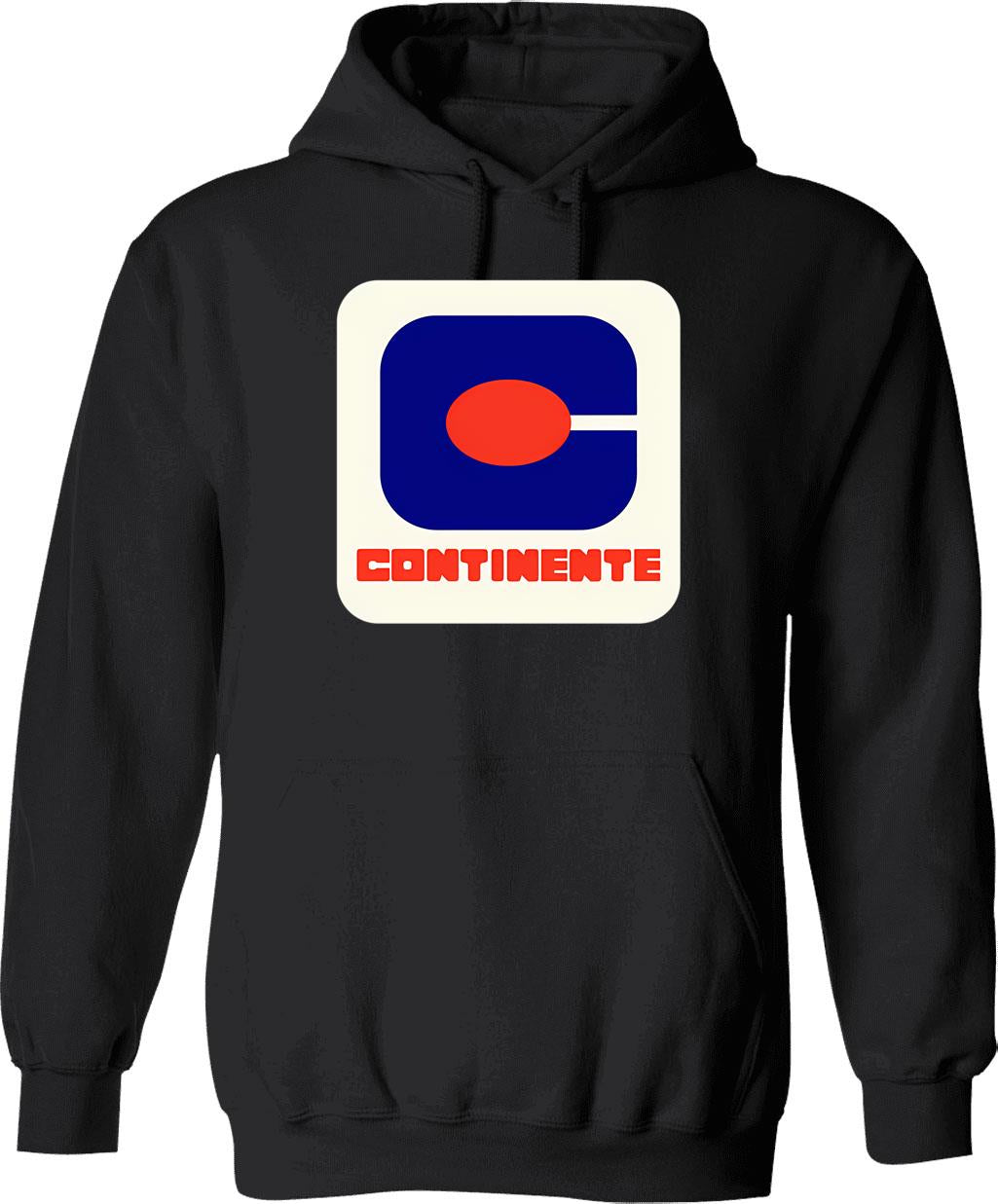 Continente Supermarket Hoodie - Retro Graphic Pullover Hoodie for Men & Women - Black