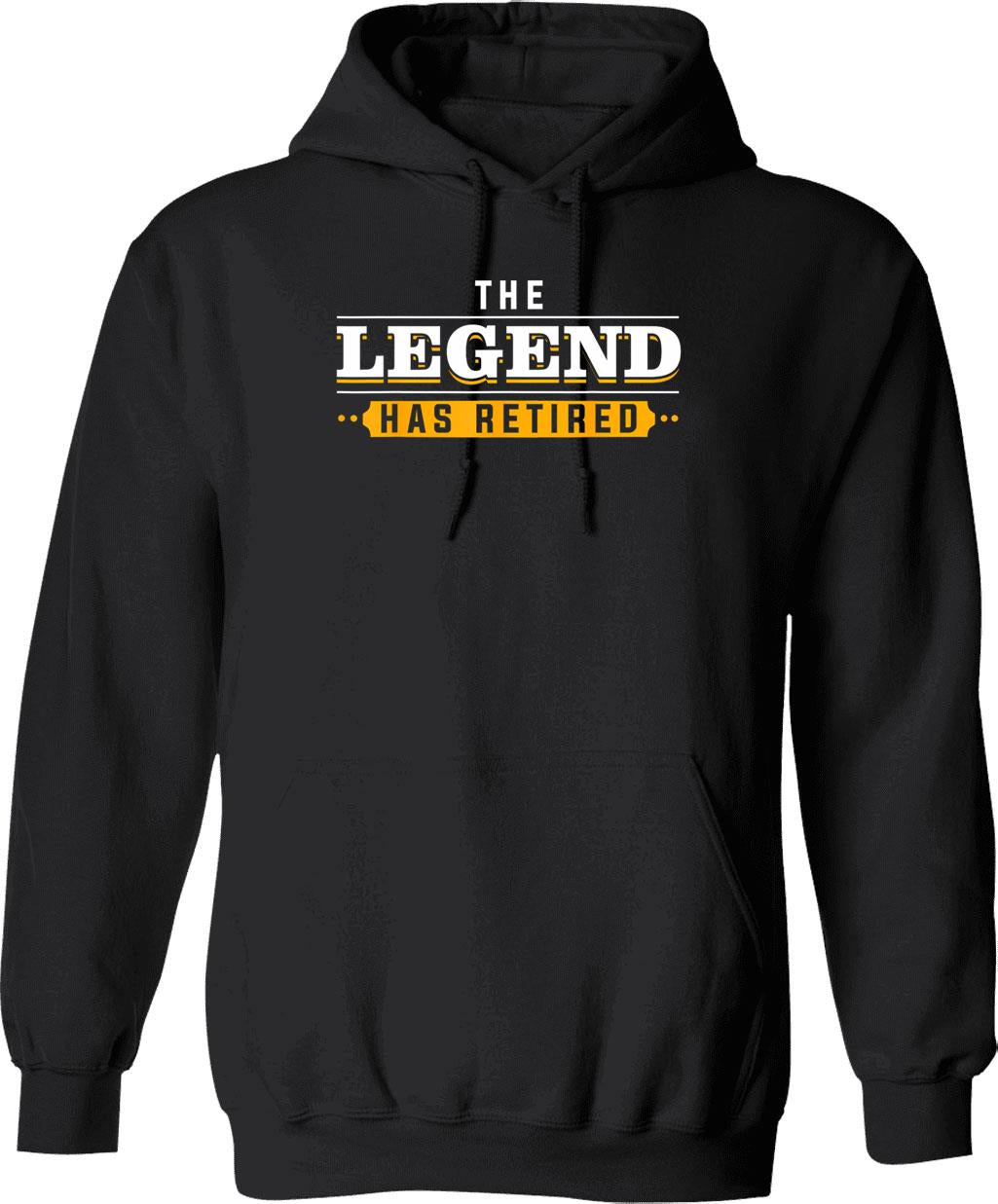 Cool Retired Art For Men Dad Grandpa Retiring Retirement Hoodie - Black