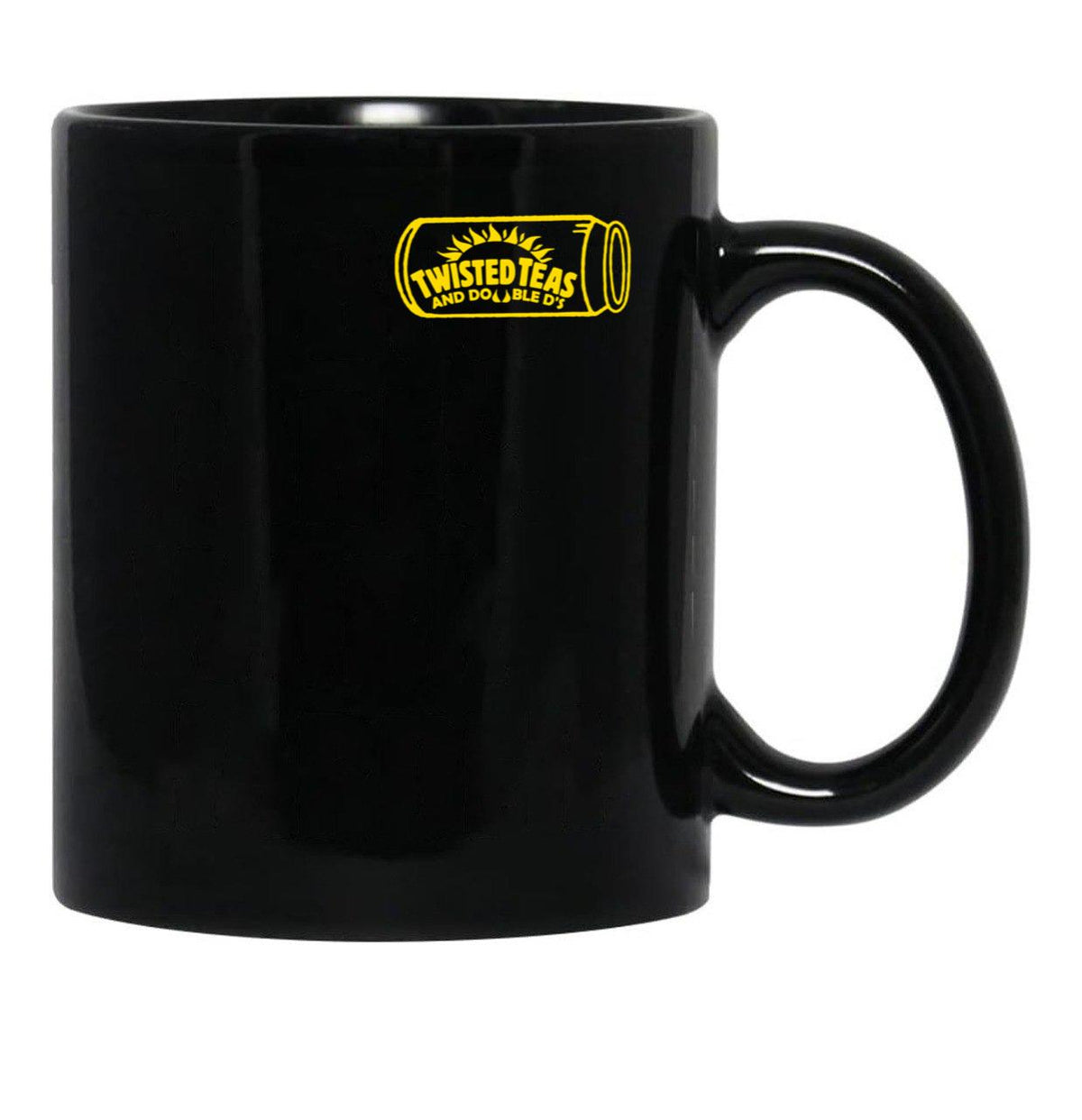 Cool Twisted Teas and Double DS Front and Back Front & Back 444444 Black Coffee Mug, Gift Coffee Mug - Black