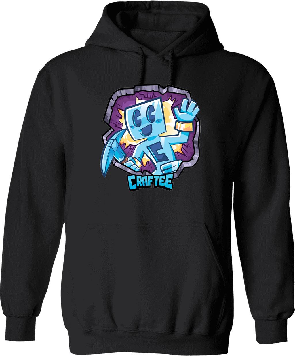 Craftee Graphic Pullover Hoodie - Black