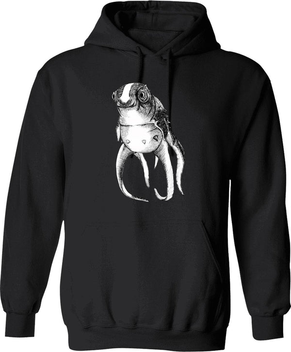 Cuddlefish - Subnautica Graphic Pullover Hoodie - Black