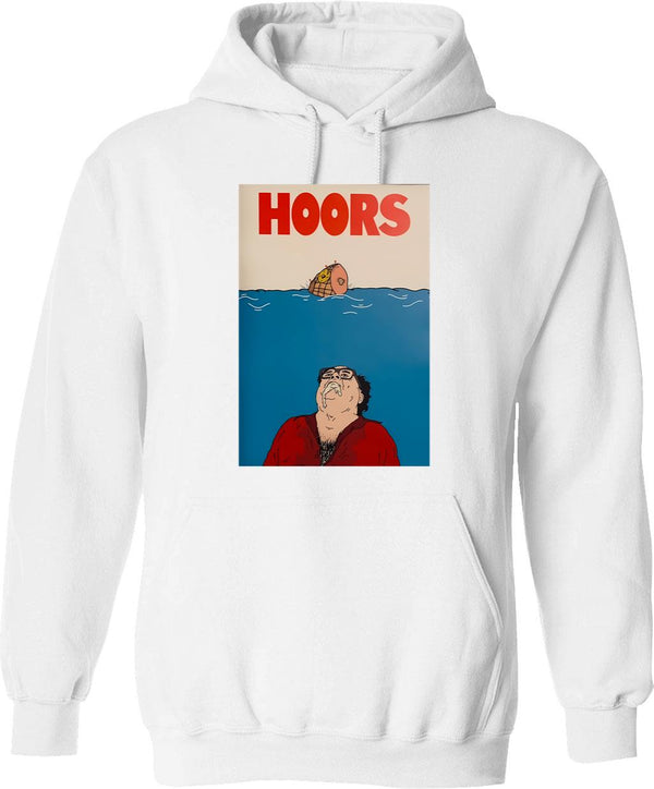 Danny Devito Graphic Pullover Hoodie - White