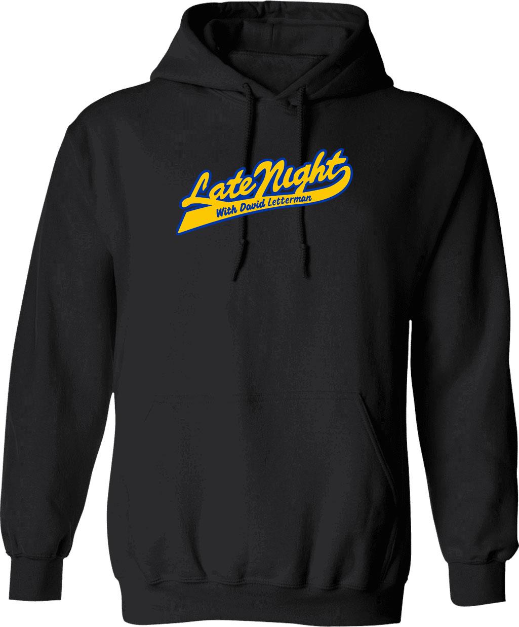 David Letterman Classic Logo Classic THoodie1229 Essential Graphic Pullover Hoodie - Black