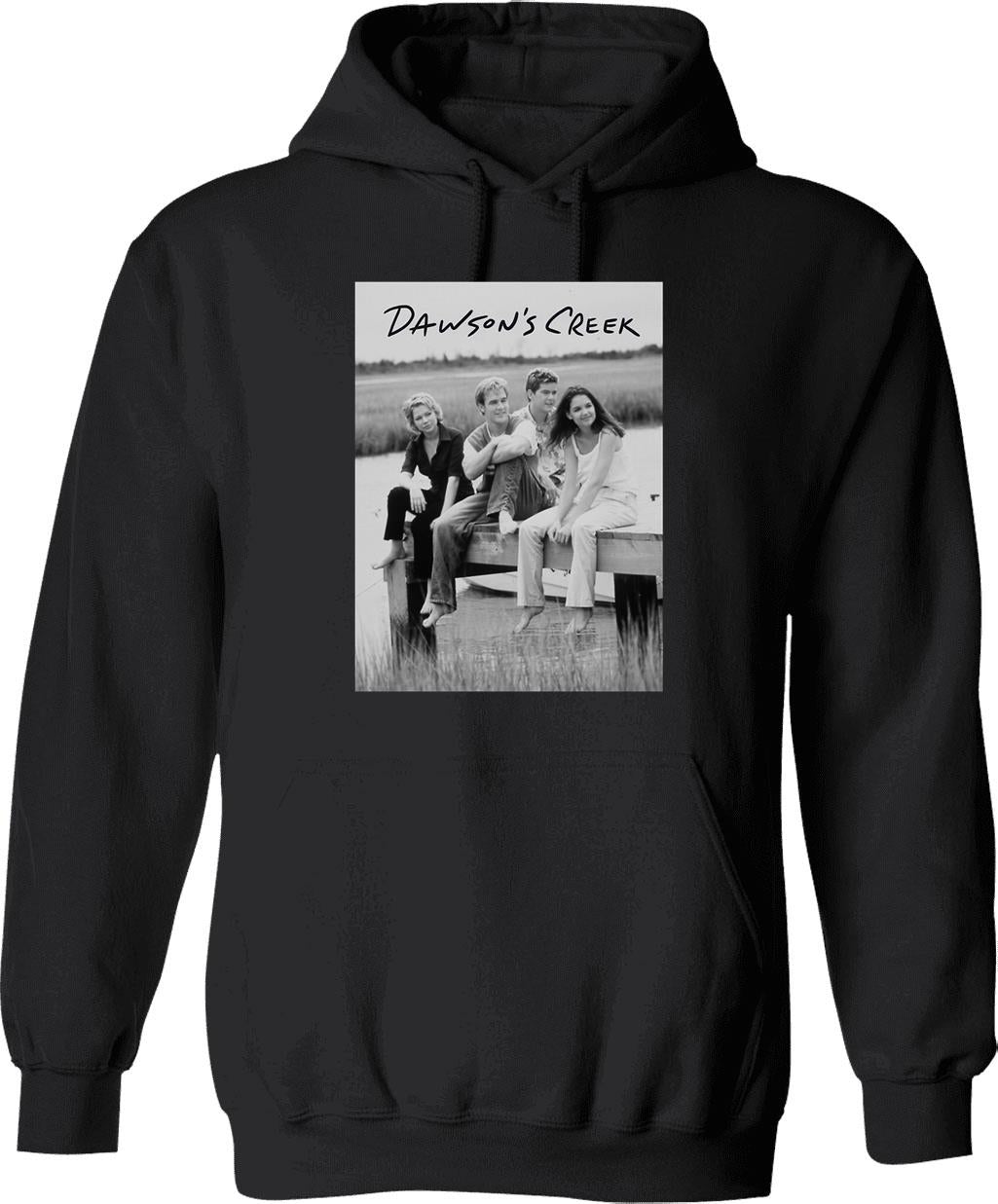 Dawsons Creek Graphic Pullover Hoodie - Black
