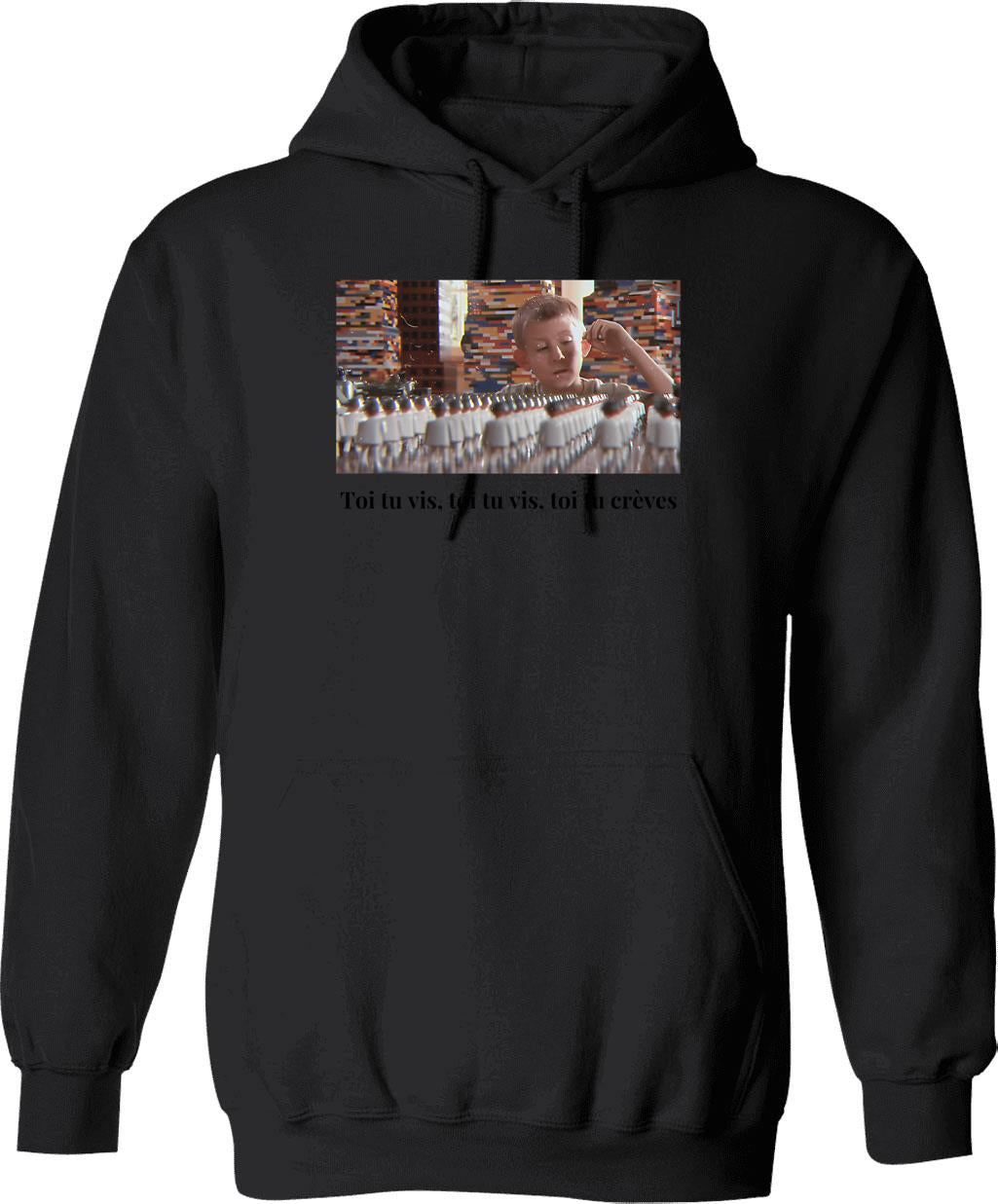 Dewey You Live You Live You Die Hoodie - Black