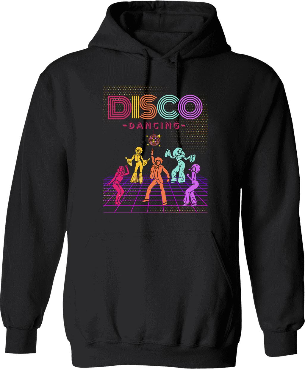 Discharge Hoodie - Retro Graphic Pullover Hoodie for Men & Women - Black
