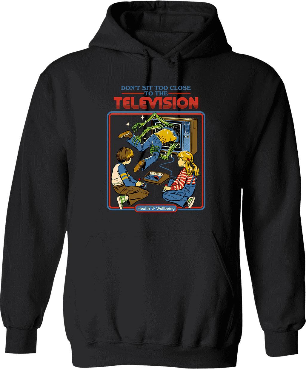Don't Mess With Texas Hoodie - Retro Graphic Pullover Hoodie for Men & Women - Black