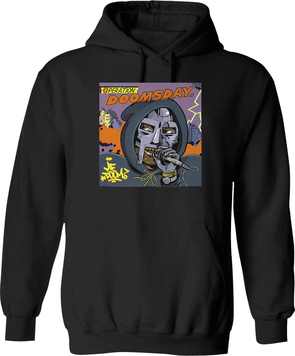 Doodles 70s Zuma Horse Art Young Hoodie - Black