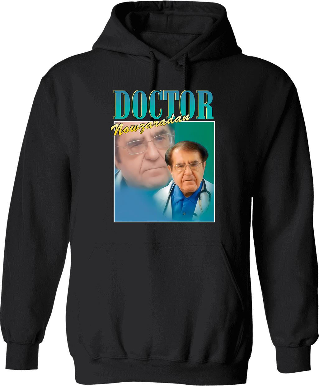 Dr Gregory House Retro Fan Art Funny Vintage 90s Hoodie - Black