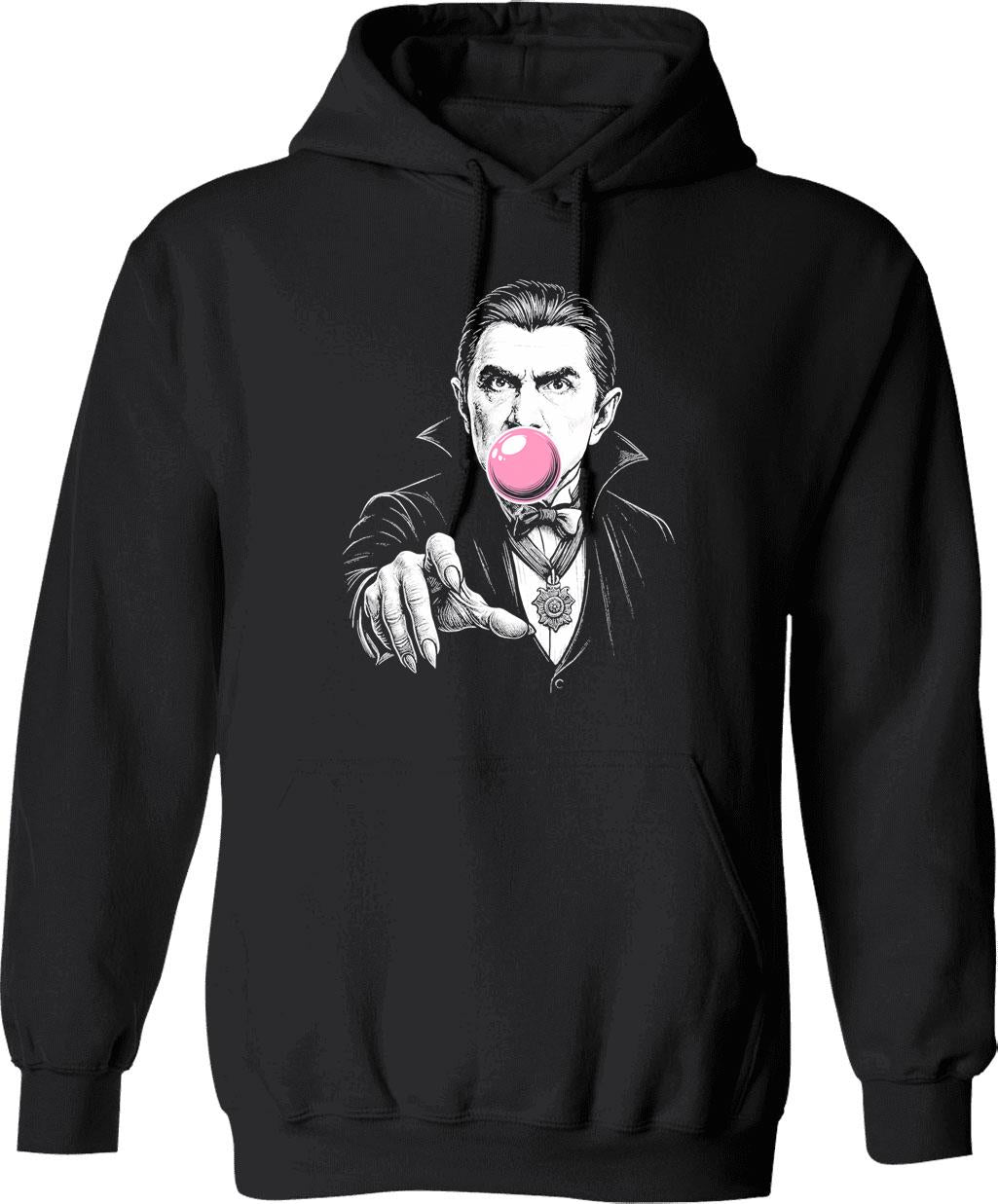 Drack And His Noodles - Hoodie - Retro Graphic Pullover Hoodie for Men & Women - Black