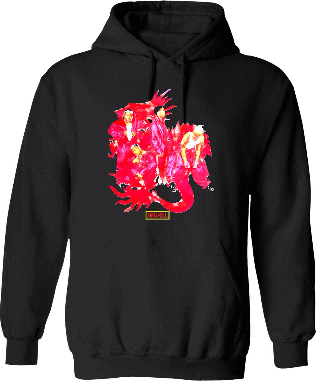 Dropdead Band Classic Hoodie - Retro Graphic Pullover Hoodie for Men & Women - Black