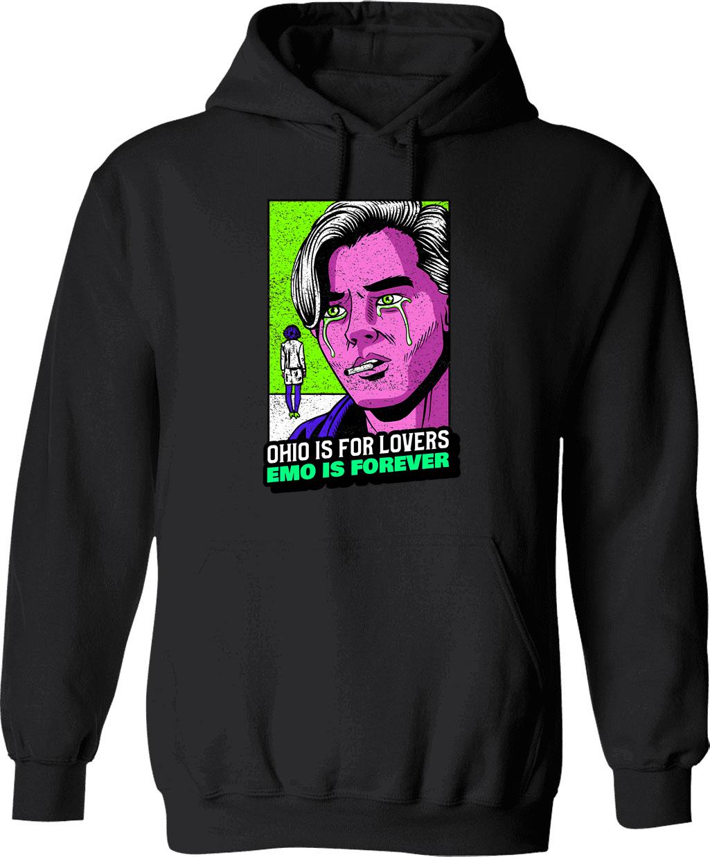 Emo Is Forever - Ohio Is For Lovers Hoodie - Black