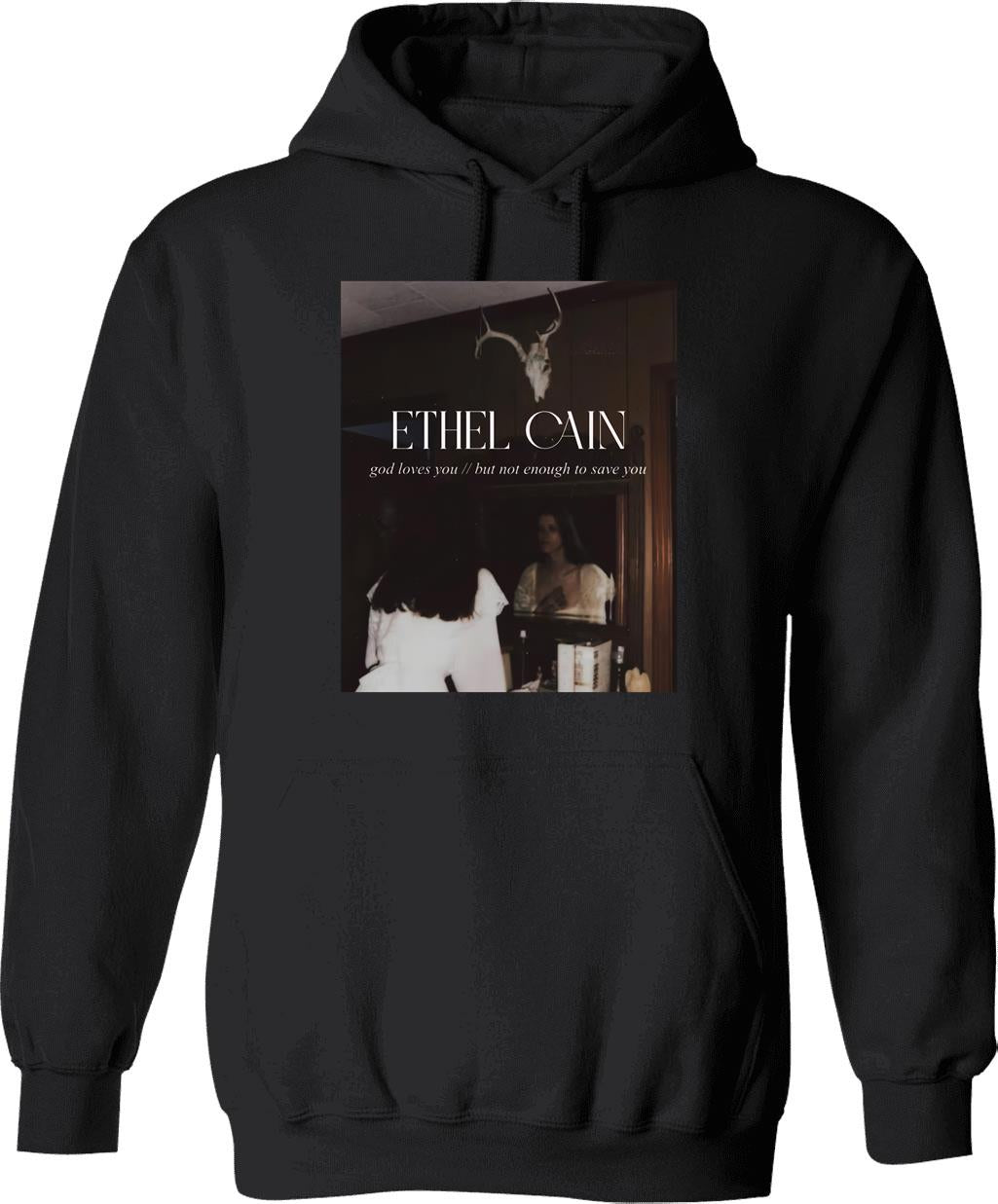 Ethel Cain Graphic Pullover Hoodie - Black