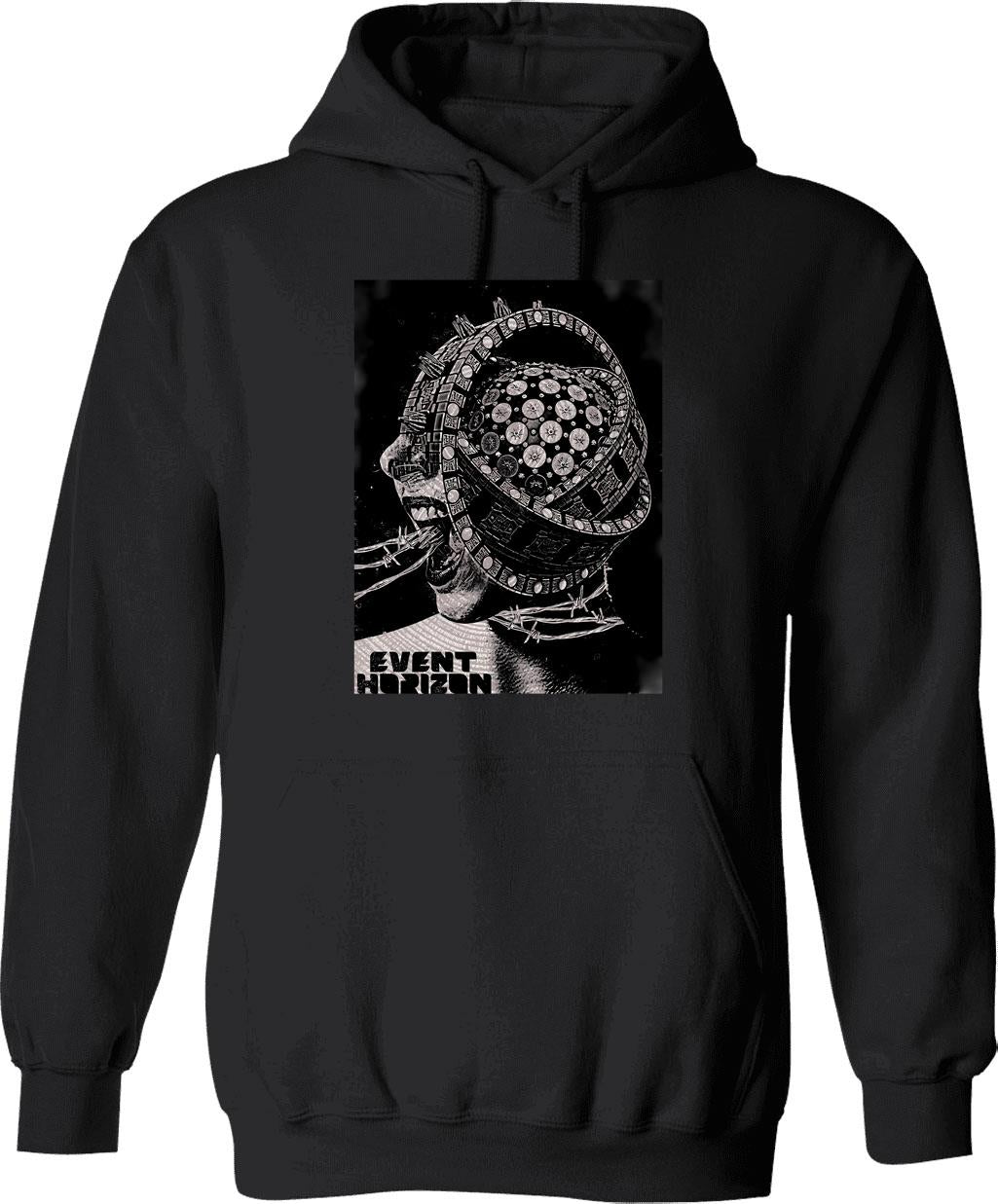 Eve Hoodie - Retro Graphic Pullover Hoodie for Men & Women - Black