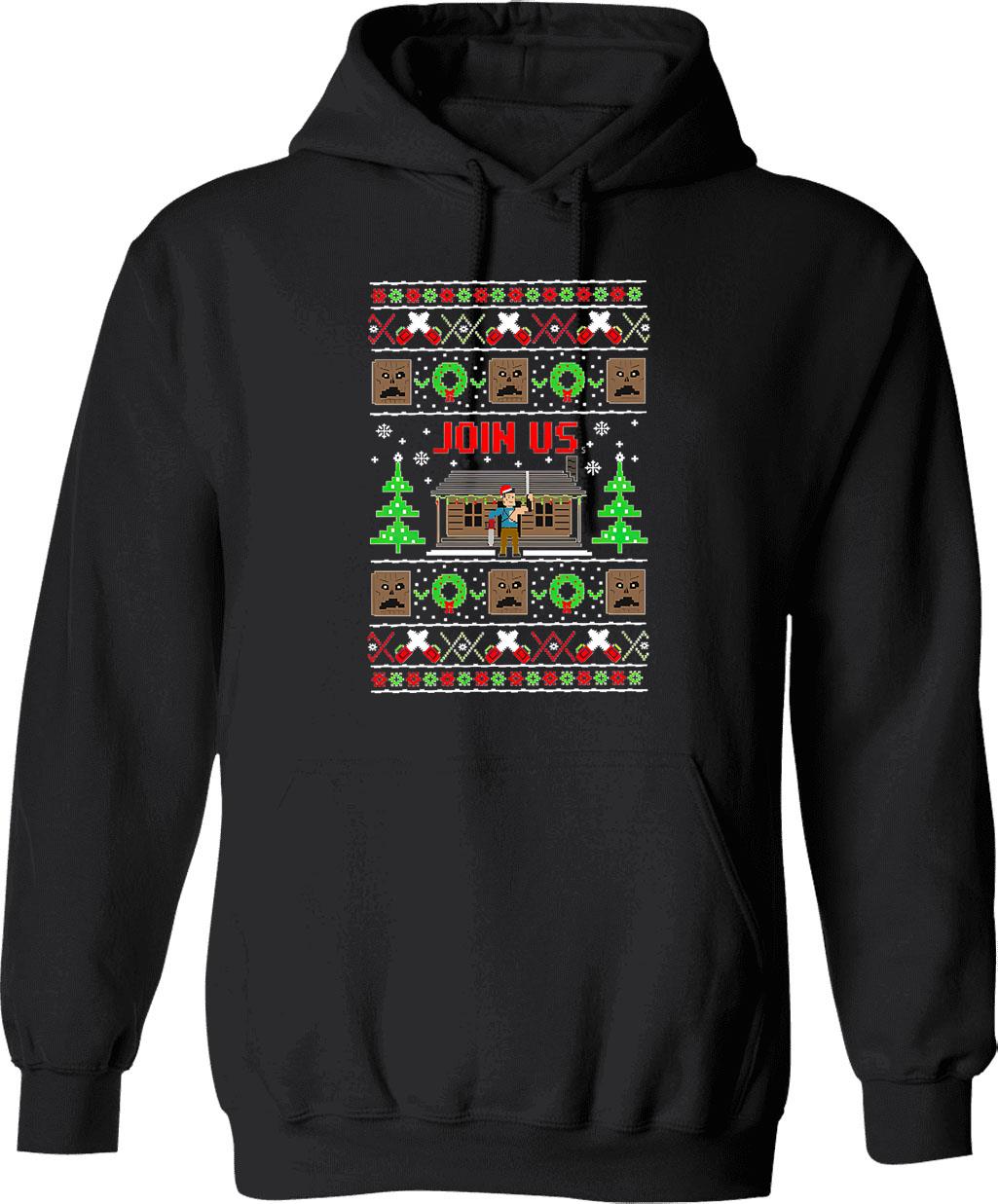 Evil Dead Hoodie - Retro Graphic Pullover Hoodie for Men & Women - Black