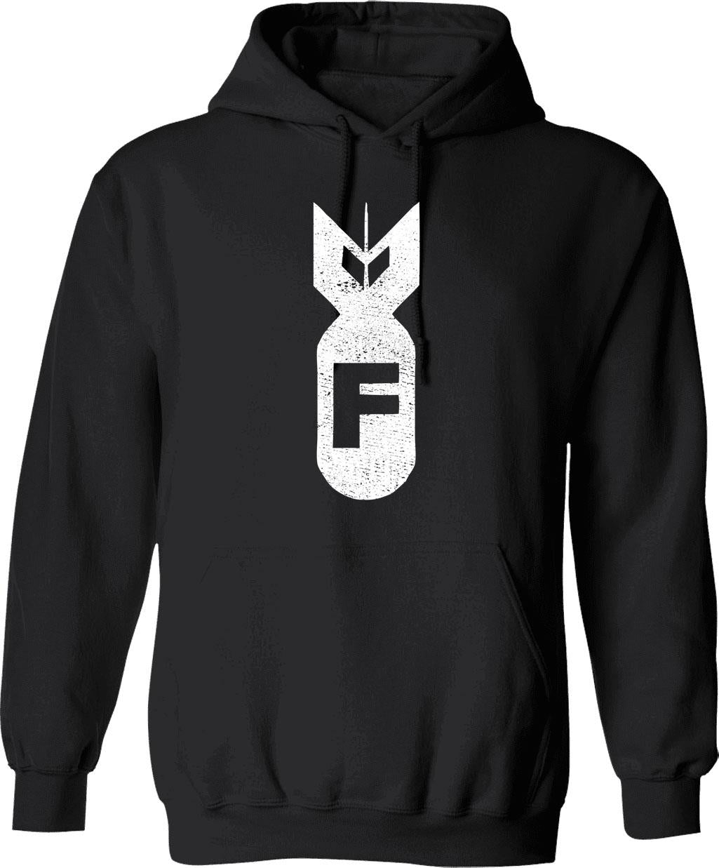 Eye Chart Test Hoodie - Retro Graphic Pullover Hoodie for Men & Women - Black