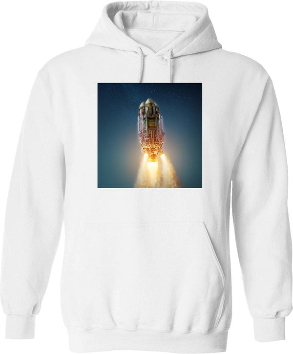 Factorio Graphic Pullover Hoodie - White