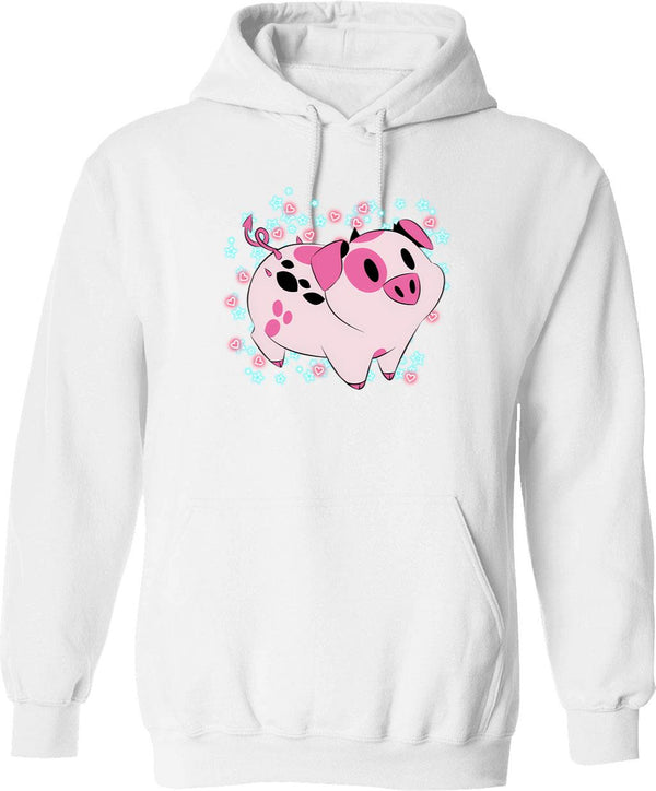 Fat Nuggets - Hazbin Hotel Graphic Pullover Hoodie - White
