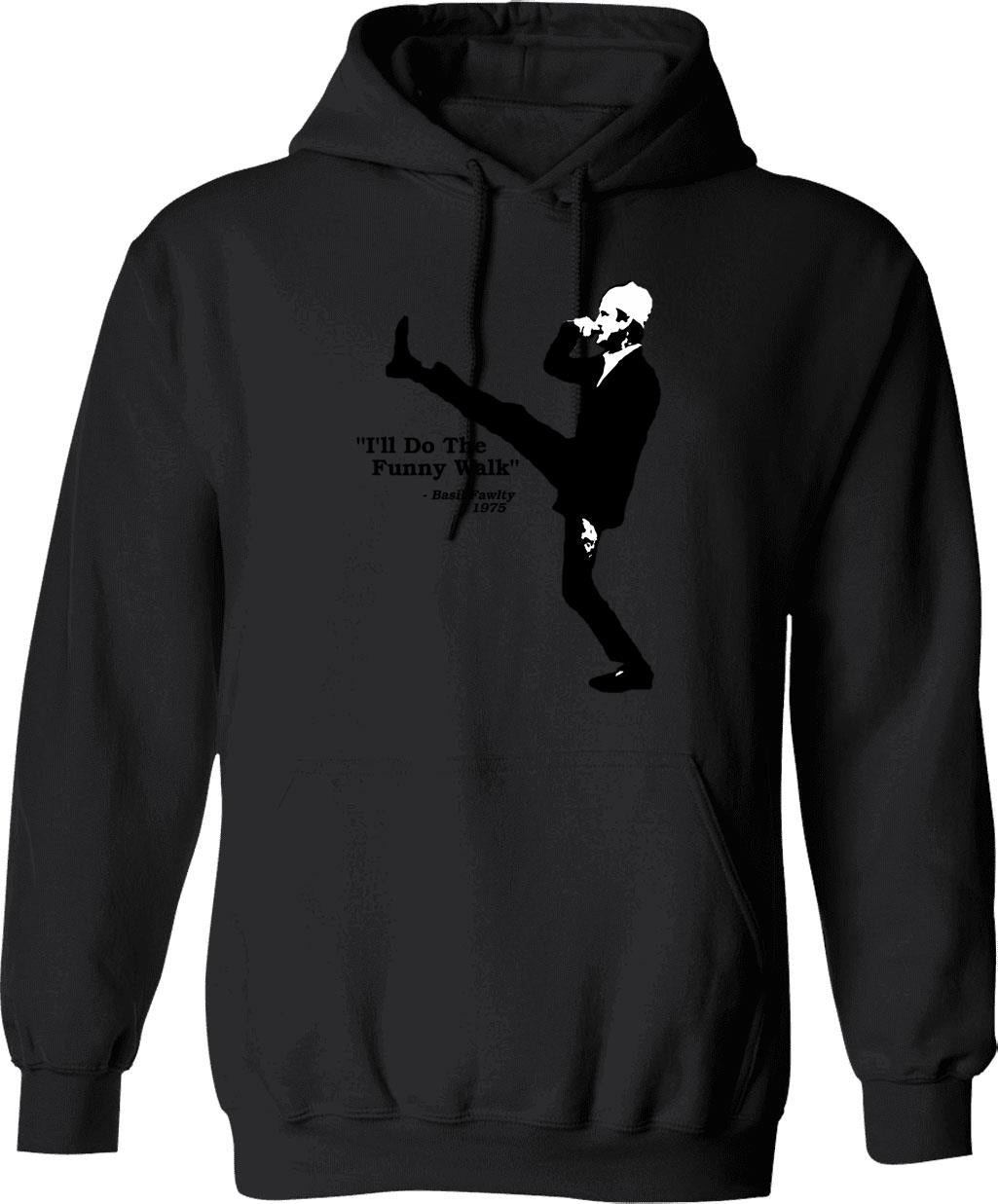 Fawlty Towers - Don't Mention The War Funny Hoodie - Black